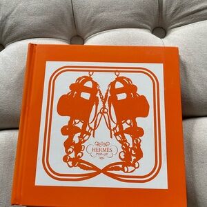 Hermès Pop-Up Book in Orange and White